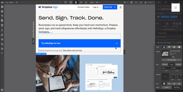 webflow